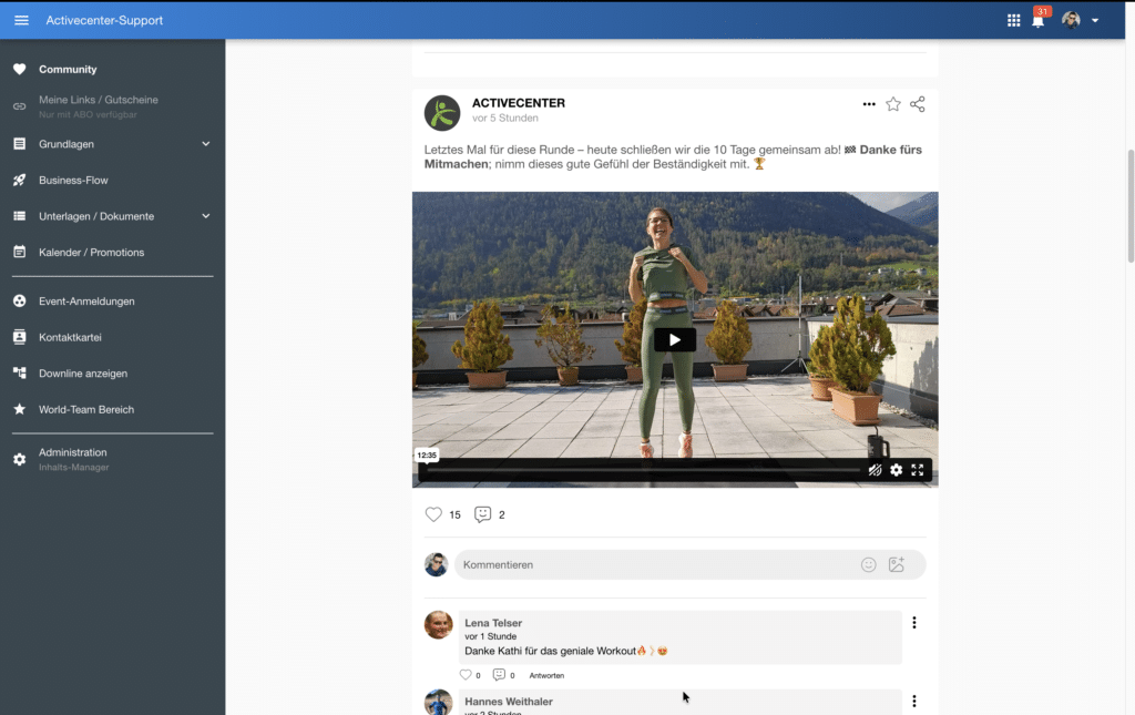 HL-Support Coaching Platform screenshot